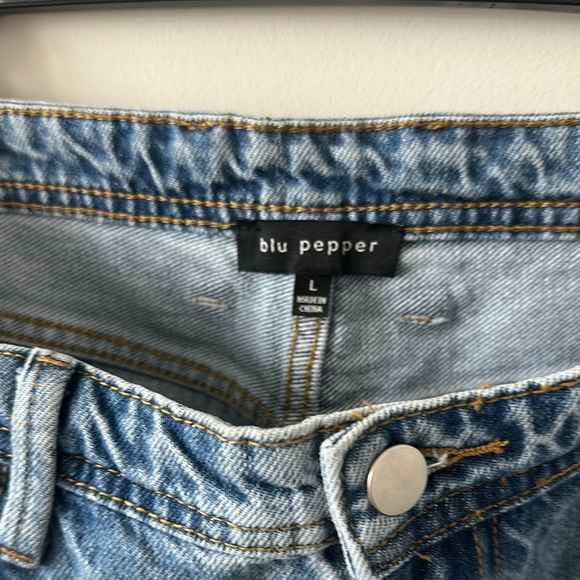 Blu Pepper Denim Maxi Skirt - Picture 3 of 6